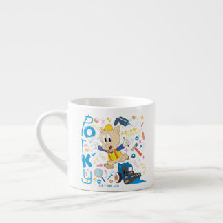 Tasse Expresso BUGS BUNNY BUILDERS™| Outils de travail de Porky P