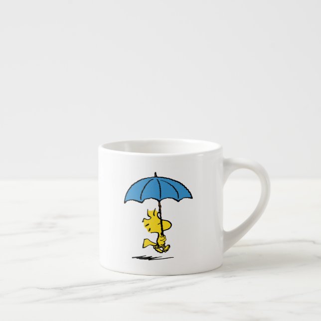 Tasse Expresso cacahuètes | Parapluie bleu Woodstock (Droite)