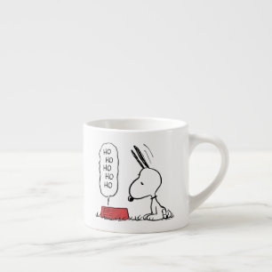 Tasse Expresso cacahuètes   Snoopy Ho Ho Ho Plat alimentaire