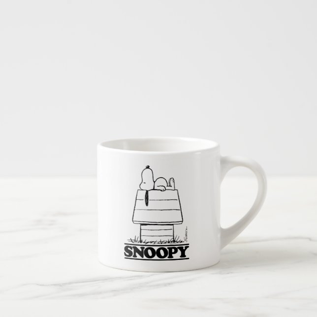Tasse Expresso cacahuètes | Snoopy Le Secret À La Vie (Droite)