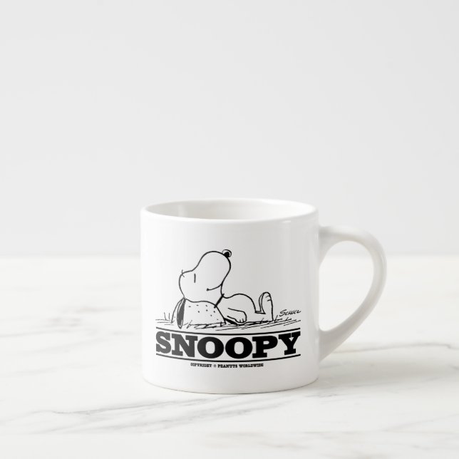 Tasse Expresso cacahuètes | Snoopy Reest Break (Droite)