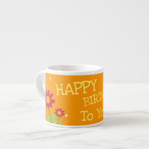 Tasse Expresso Cadeau d'anniversaire simple et mignon