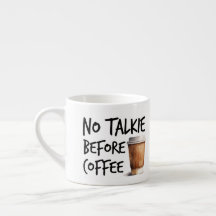 Cadeau drôle pour amateur de café Pas de Parole Av