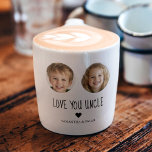 Tasse Expresso Cadeau Oncle personnalisé | Photo à visage personn<br><div class="desc">Faites des moments inoubliables de café de votre oncle avec cette tasse expresso personnalisée ! Avec le visage d'un être aimé, cette tasse personnalisée est un cadeau utile et pratique pour les anniversaires, les vacances ou toute occasion. Il suffit de télécharger une photo préférée pour créer un souvenir unique qui...</div>