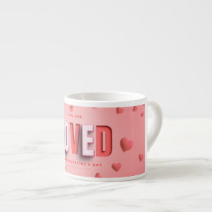 Tasse Expresso Cadeaux de la Saint-Valentin de SlipperyJoe's ton