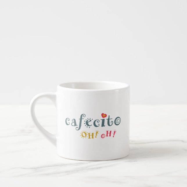 Tasse Expresso Café de fête de Cubain de matin de Cafecito | (Gauche)