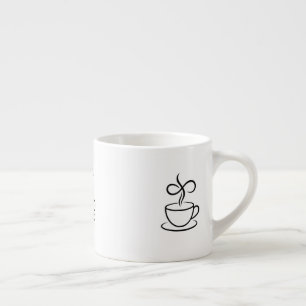 Tasse Expresso Café vapeur élégant