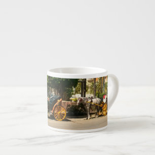 Tasse Expresso Calèche à quatre roues