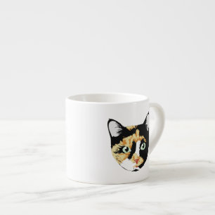 Tasse Expresso Calico Cat Bonita
