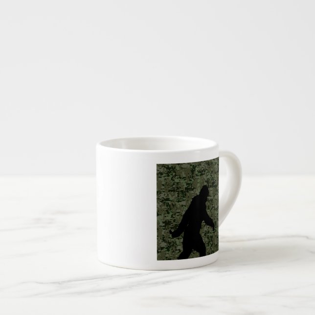 Tasse Expresso Caméra numérique Black Gone Squatchin (Devant droit)