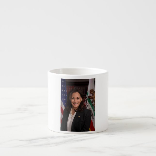 Tasse Expresso Candidat Kamala Harris à la présidence US 2024 (Devant)