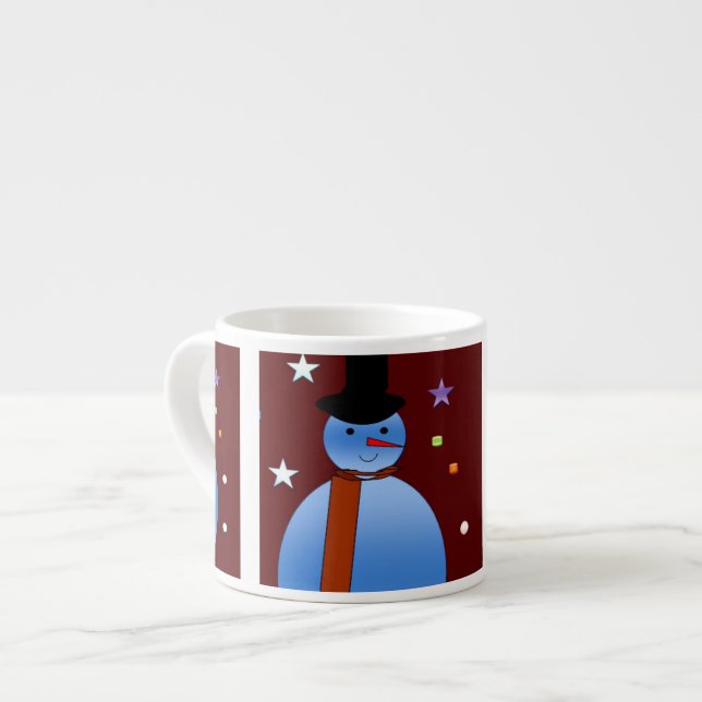 Tasse Expresso Canette à café de Noël (Devant gauche)