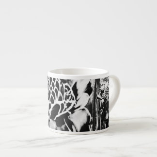 Tasse Expresso Cappuccino de fraise noire/Musique de porcelaine d