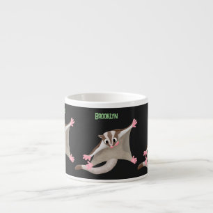 Tasse Expresso Caricature de planeur de sucre joyeux