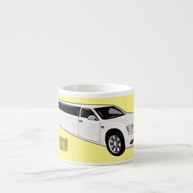 Tasse Expresso Caricature limousine (Devant)