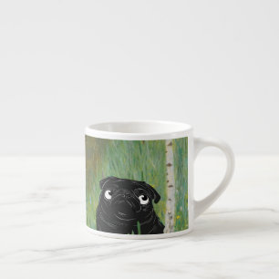 Tasse Expresso Carlin Chien mignon Gustav Klimt Forest