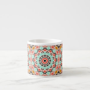 Tasse Expresso Carreau ornemental abstrait sans couture carreau m