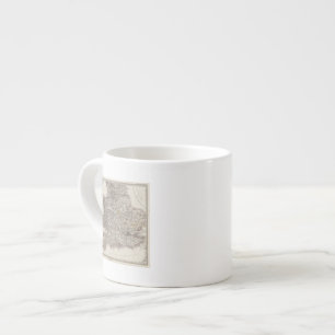 Tasse Expresso Carte d'atlas de l'Angleterre