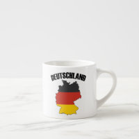 Carte Deutschland - Drapeau allemand - Allemagne V