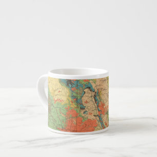 Tasse Expresso Carte géologique générale du Colorado