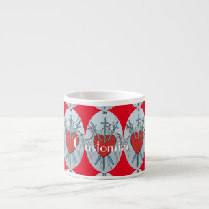 Tasse Expresso Carte Tarot 3 épées Thunder_Cove