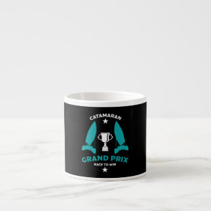 Tasse Expresso Catermaran Hydrofoil Sailboat Racing