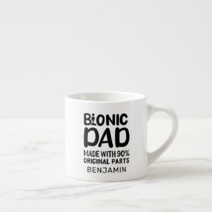 Tasse Expresso Célébration de remplacement du genou de père bioni