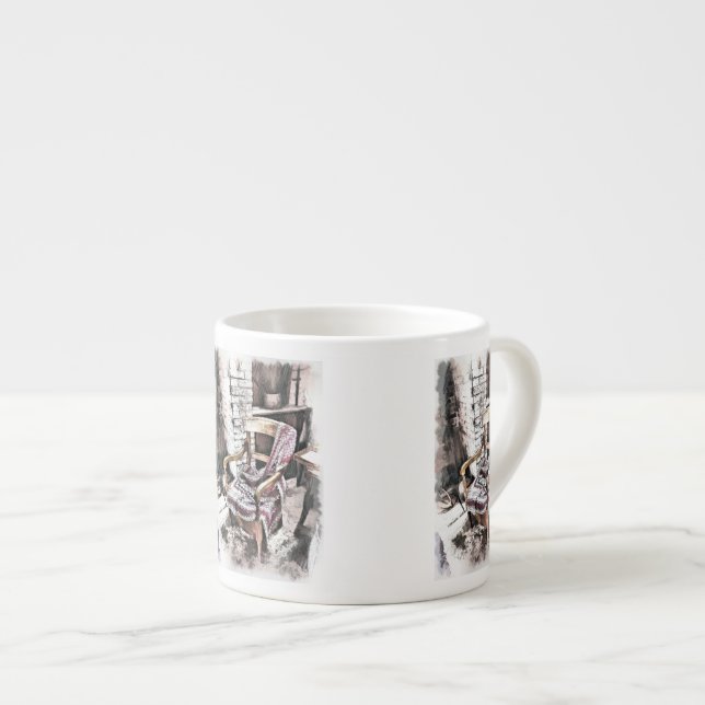 TASSE EXPRESSO CHAISE VICTORIENNE (Devant droit)