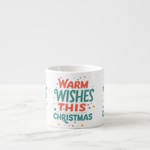Tasse Expresso Chaleureux voeux Cette Spécialité De Noël Espresso
