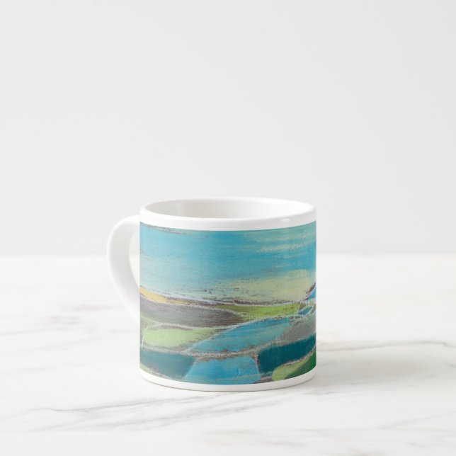 Tasse Expresso Champ fragmenté I (Devant gauche)