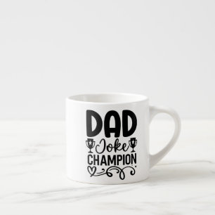 Tasse Expresso Champion de la farce papa   Drôle cadeau de fête d
