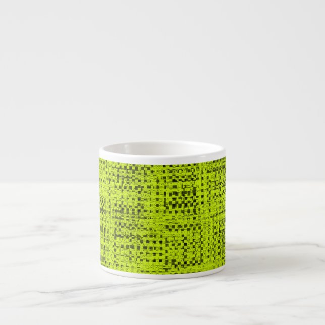 Tasse Expresso Chartreuse Tweed (Devant)