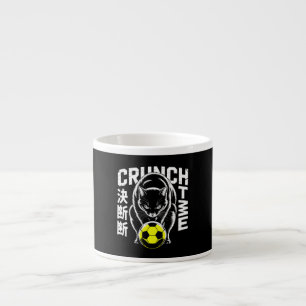Tasse Expresso Chat de foot motivant - Cadeau pour amateur de caf