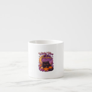 Tasse Expresso Chat de Halloween mignon et ambiance effrayante – 