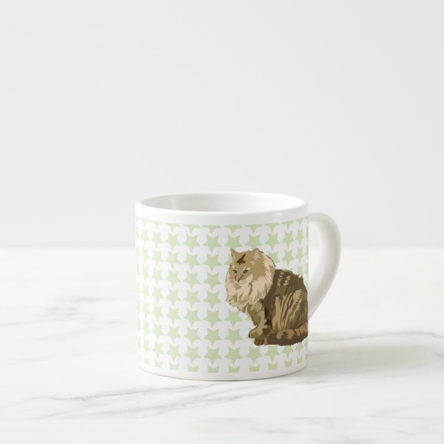 Tasse Expresso chat forestier norvégien (Devant droit)