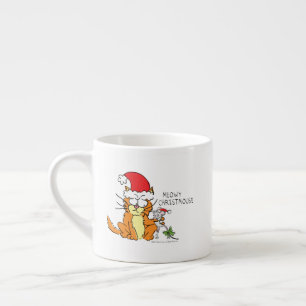 Tasse Expresso Chat Funny Noël Cartographie mignonne souris souri