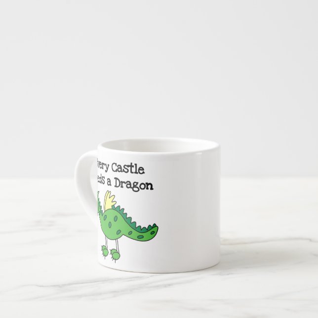 Tasse Expresso Château Dragon (Devant gauche)