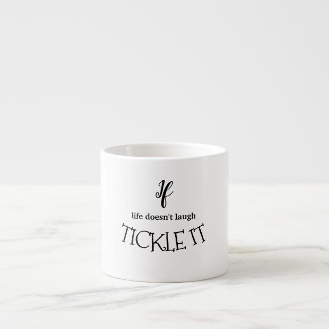 Tasse Expresso Chatouillez-le (Devant)