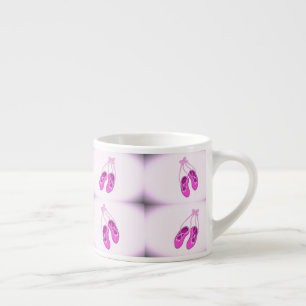 Tasse Expresso Chaussure de ballerine rose
