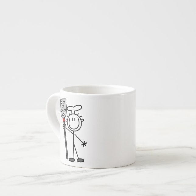 Tasse Expresso Chef avec spatule (Devant gauche)