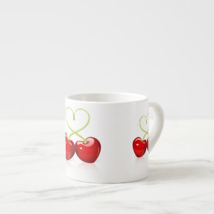 Tasse Expresso Cherry Heart