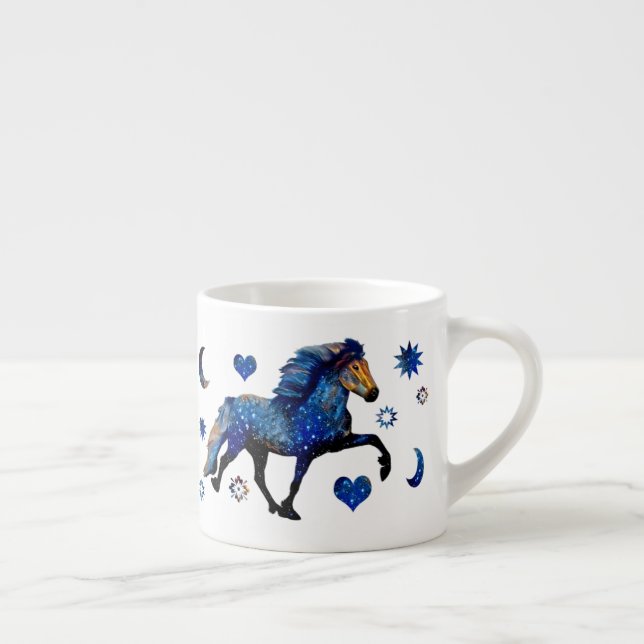 Tasse Expresso Cheval islandais Stary Night (Droite)