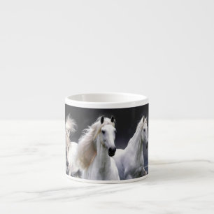 Tasse Expresso Chevaux à lancer l'oreiller