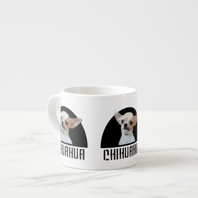 Tasse Expresso Chien de chiwawa (Devant gauche)
