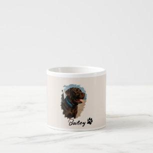 Tasse Expresso Chocolat mignon Labrador Chien - Bailey   Cadeau p