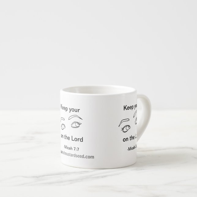 Tasse Expresso chrétien (Devant droit)