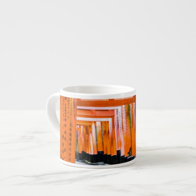 Tasse Expresso Cinquante nuances d'orange - Senbon Torii, Kyoto (Devant gauche)