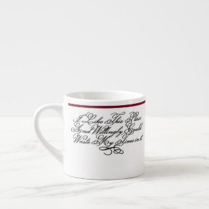 Tasse Expresso Citation de Shakespeare - Perdre son temps
