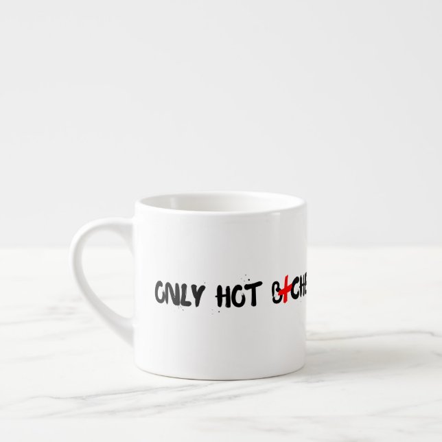 Tasse Expresso Citation drôle d'influenceur pour la décoration in (Gauche)