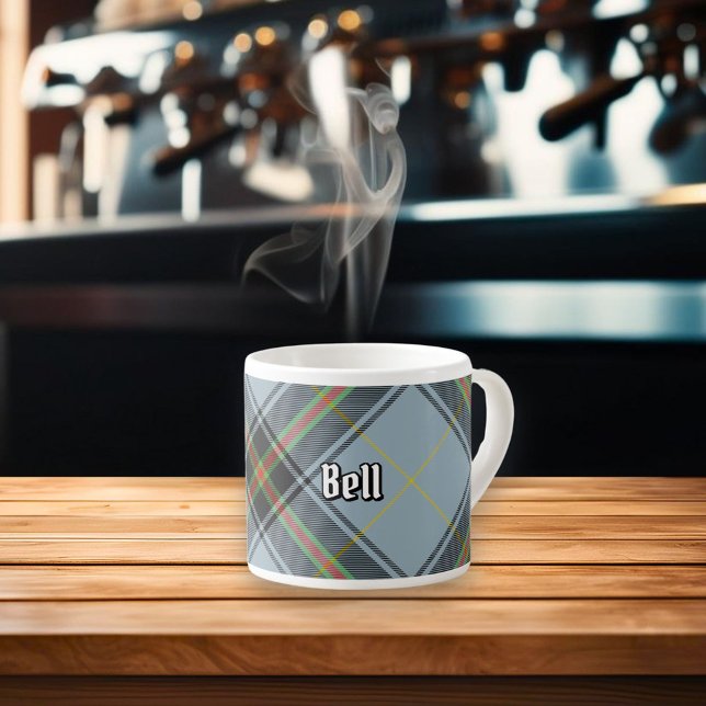Tasse Expresso Clan Bell Tartan (Créateur téléchargé)